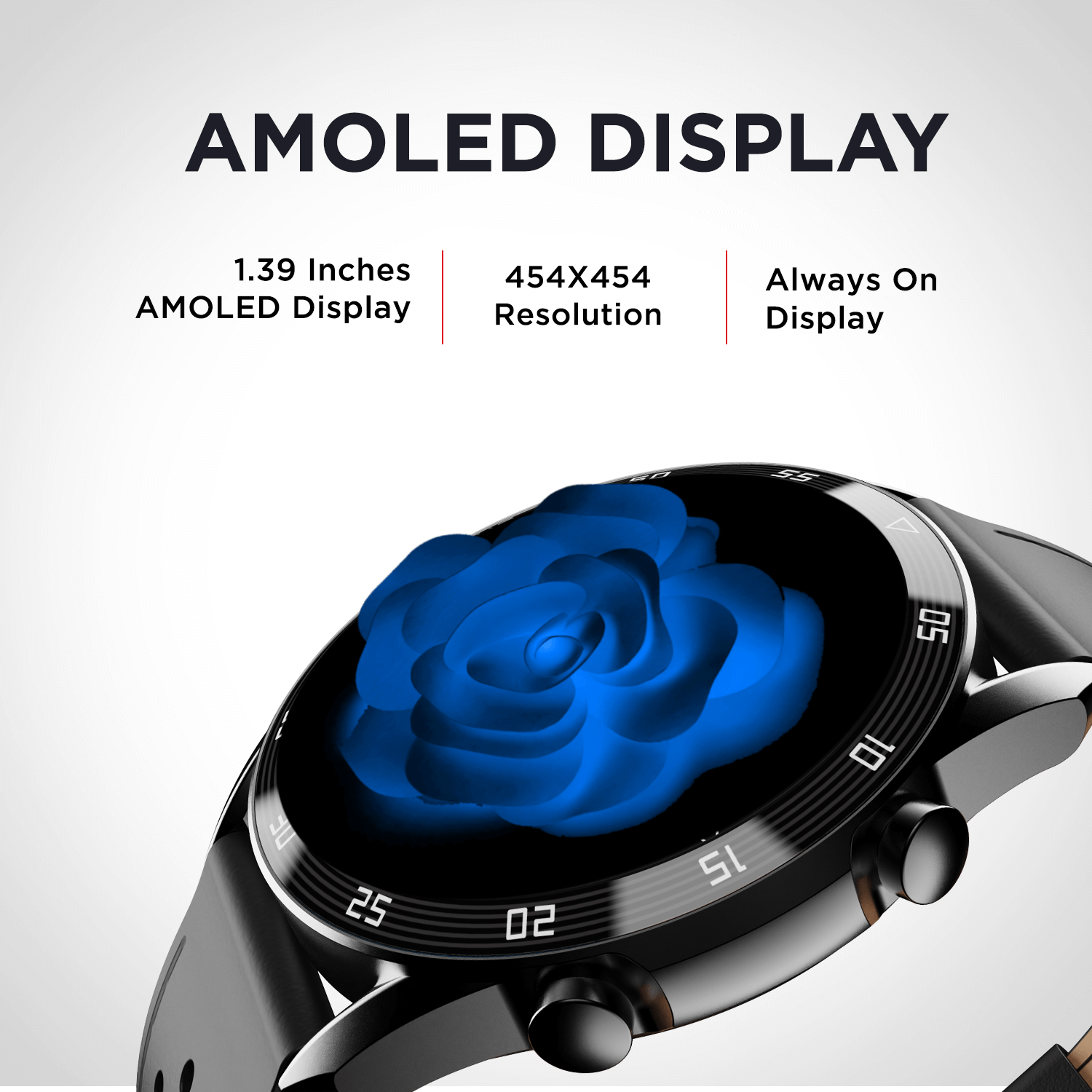 Watch‌ Primia | Bluetooth Calling Smartwatch with 1.39" (3.53cm) Round AMOLED display, Voice assistant, SpO2, Heart Rate & Stress Monitors