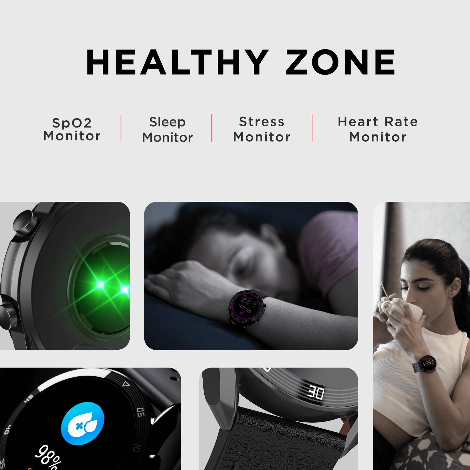 Watch‌ Primia | Bluetooth Calling Smartwatch with 1.39" (3.53cm) Round AMOLED display, Voice assistant, SpO2, Heart Rate & Stress Monitors